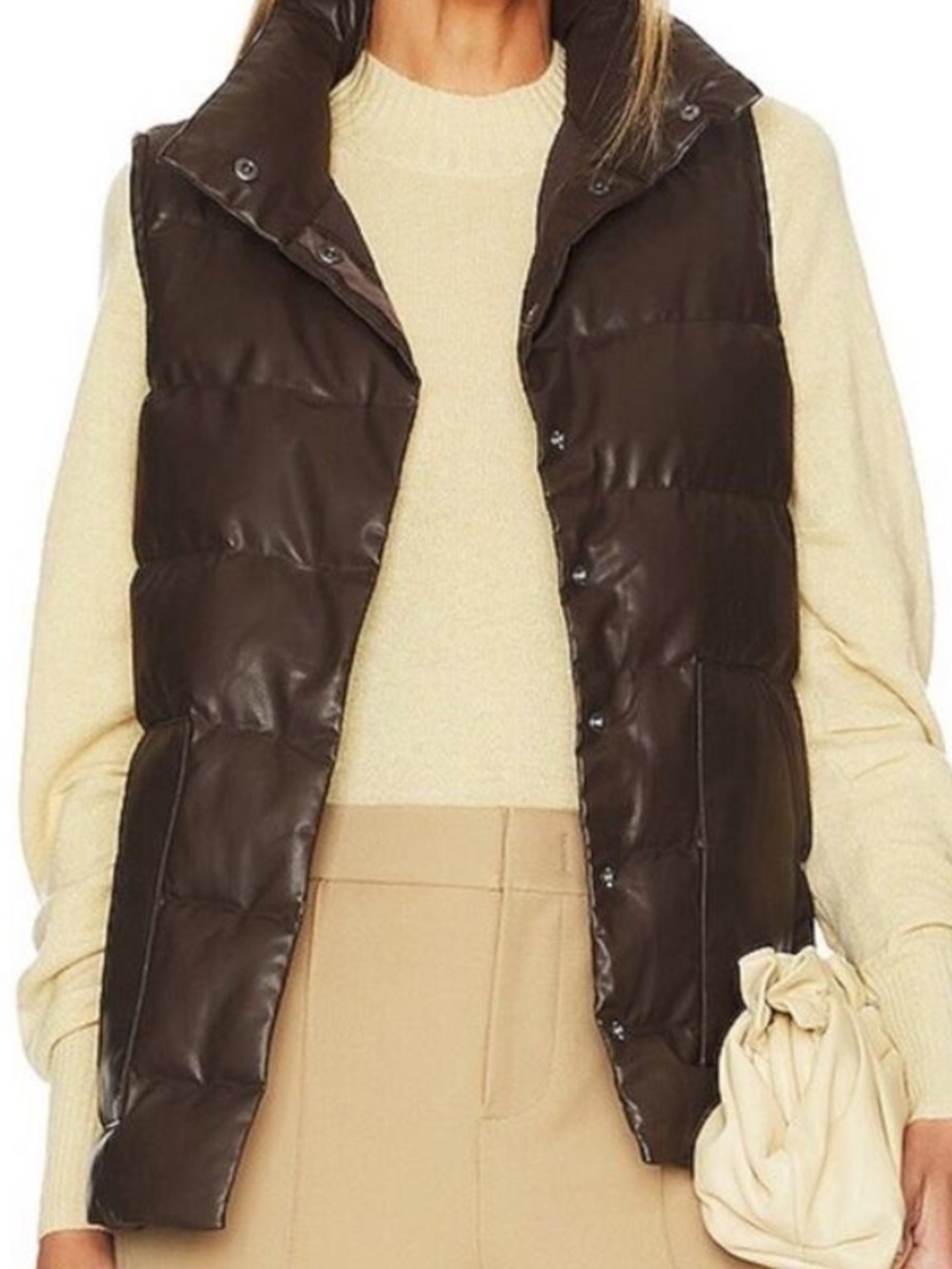 Brochu Walker Puffer Vest - Dark Brown